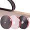 Bande de Chant Protection Bord de Table Bebe, Autocollante Bande Protection Meuble, Flexible Forme de U Protections Bords et Coin de d'angles, pour Placard, Réparation de Meubles (Gris, 40 mm x 3 m)