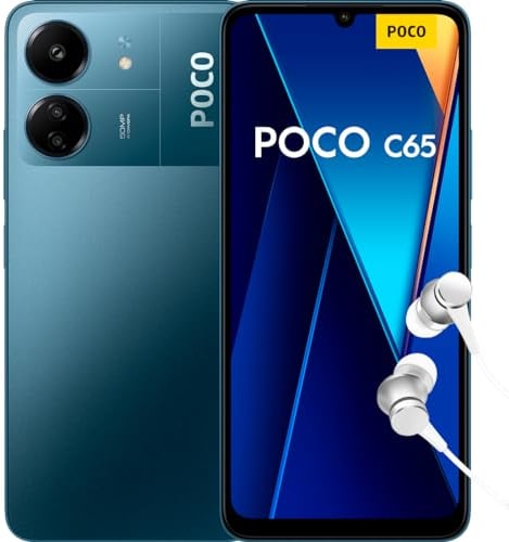 POCO C65 Smartphone 8+256GB, 6.74”Display, MediaTek Helio G85 Up to 2.0GHz, 50MP Dual Camera, 5000mAh, 18W, Blu (Dark Blue)