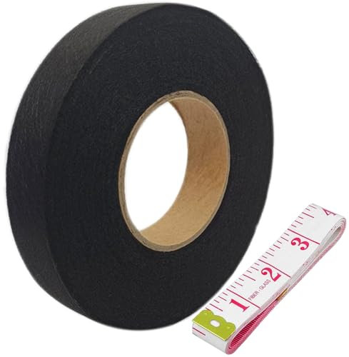 sukevitor 100 Meters Iron On Hemming Tape, 2cm width Wonder Web Hemming Tape, Extra Strong Fusible Fabric Tape Wonder web Tape with Soft Tape Measure