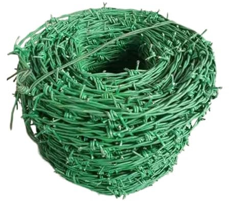 Filo Spinato Verde 3mm x 200M Filo Spinato Filo Spinato Rivestito in Plastica Vero Filo Spinato Facile da Piegare Perfetto for Giardino o Artigianato Filo Spinato Rivestito in Plastica ( Size : Style1