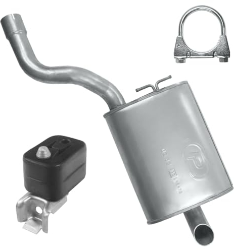 Polmo Schalldämpferset Auspuff Endtopf für BMW 5er E39 1998-07/2003 2.0 2.2 2.5 2.8 3.0 Stufenheck