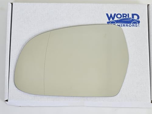 Espejo retrovisor lateral de repuesto para Audi A4 S4 2010-2015, cristal adhesivo