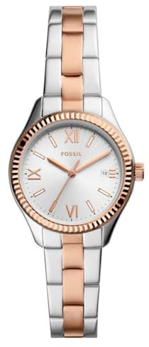 Fossil Damen Analog Quarz Uhr BQ3928