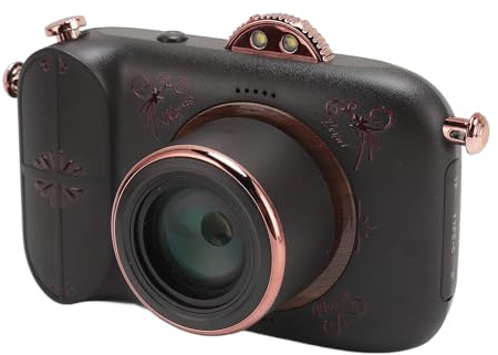 ciciglow 5K-Digitalkamera, 96 MP Vlogging-Kamera-Camcorder, 50-facher Digitalzoom, 4 Schönheitsfilter, für Fotografie und Video, 3,5-Zoll-IPS-HD-Bildschirm