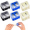 lomdung 6 Stück Makeup Sharpener Anspitzer, Spitzer für Kajalstifte, Tragbare Dual Anspitzer Kosmetikspitzer, Kosmetik Bleistift Anspitzer, für Augenbrauenstift, Lippenkonturenstift, Eyeliner