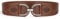 VONMELLI Vintage Gürtel für Damen Dehnbar Breiter Taillengürtel mit Dicker Schnalle Elastischer Breiter Gürtel für Kleider und Mäntel Kaffee Passform Taillenumfang 84-94cm