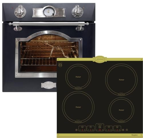 Backofen Set Kaiser Empire EH 6355 Em Sil Einbau Elektrobackofen 60 cm 67 L+KCT 6195 IEm Induktionskochfeld 60cm