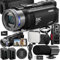 NBD Videocamera 5K Ultra 48MP Vlogging Camera per YouTube, Zoom Digitale 16X Videocamera 3 IPS 270° Flip Screen con microfono, Luce di riempimento, 2 batterie e scheda SD 32G (nero)