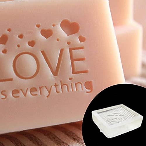 amangul Handgefertigte Valentinstag Seifen Briefmarken Block Natürliche Seifen Machen Acrylkapitel Für Kreative Geschenk Für Kinder Teenager Erwachsene