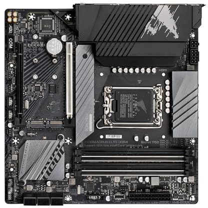 Cartes mères d'ordinateur Fit for GIGABYTE GA Z690M AORUS Elite DDR4 Intel® Z690 DDR4 PCI-E 5.0 5333(OC) 128G Prise en Charge du Socket 12 Gen LGA 1700