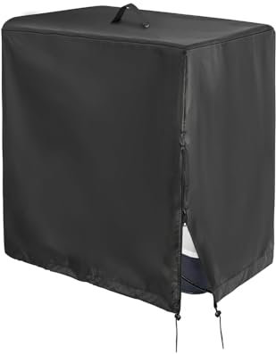 NAVESO Cubierta De Bomba De Piscina, Cubierta Impermeable para Filtro De Arena Intex Krystal Clear, Cubierta De Filtros De Piscina De, Protección UV(64x42x66cm)