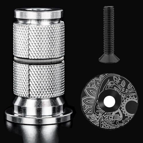 Yerleomit Set di sterzo per bicicletta, 28,6 mm, in lega di alluminio, per mountain bike, BMX, mountain bike