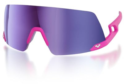 ARENA FULMINE Occhiali da Sole Sportivi, Montatura Flessibile e Leggera, Antiurto Protezione UV, Antiriflesso Idrofobico e Antistatico, Classe Ottica 3, Nasello Regolabile