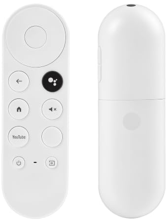 Télécommande de Remplacement pour boîtier de Streaming avec système TV, adaptée aux clés Streaming 4K et HD, Commande vocale intégrée, appairage Rapide, livrée avec Notice d'utilisation