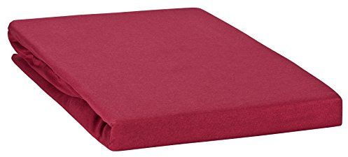 Moon Spannbetttuch Line Green auch für`s Wasserbett 120x200-130x220-brombeere