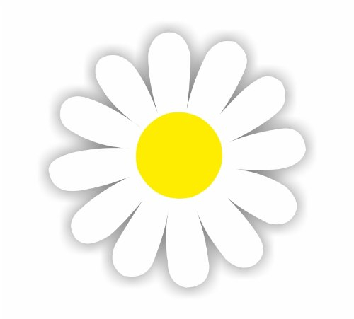 Sea View Stickers 18 Daisy Flower Stickers