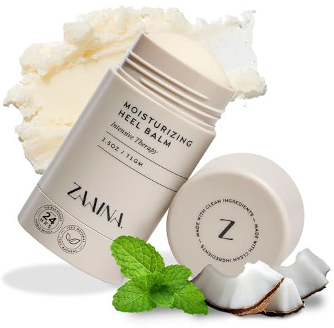 ZAAINA Heel Balm Intensive Stick for Dry Cracked Feet & Callus, 2.5 oz