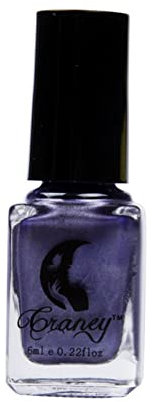 TEEROVA Metallic Nail Polish Stainless Steel Mirror Effect Chrome Nail Art Polish Varnish Pigment Base Coat DIY 6ML (H)