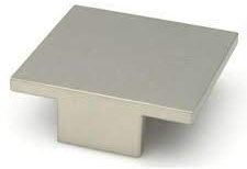 Hardware for You Ltd Large Square Door Draw Cabinet Cupboard Furniture Knob Handle Polished Chrome Finish