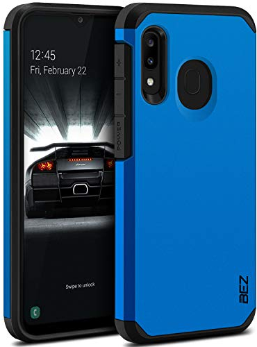 BEZ Handyhülle für Samsung Galaxy A20e Hülle, Tasche Stoßfestes Kompatibel mit Samsung A20e, [Heavy Duty Serie] Outdoor Dual Layer Armor Case Handy Schutzhülle Robuste, Blaue Marine
