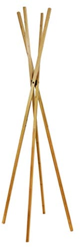Unilux Tipy Garderobenständer auf Holzfüßen, mit 4 Haken, 175 x 50 cm