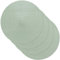 Venilia Tischset Grün Rund, Platzset, Tischwäsche, Platzdeckchen für Esszimmer, gewebt, 4er Set, lebensmittelecht, 38 cm, 4 Stück, 59123