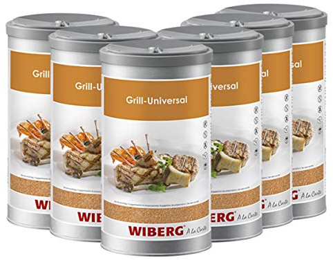 Wiberg Grill-Universal Gew?rzsalz / 6er Pack