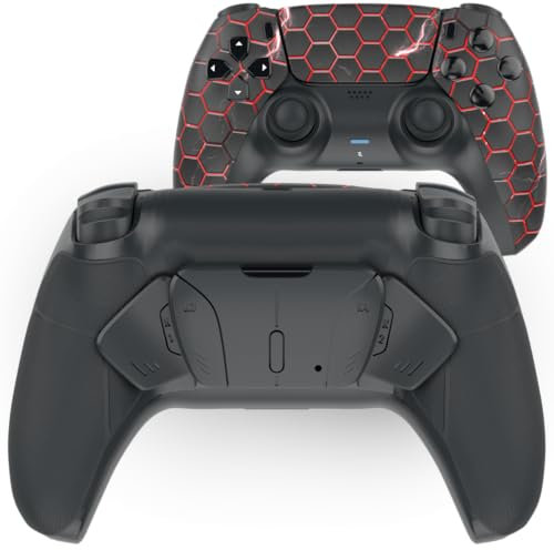 CS eSports ELITE Controller suitable for PlayStation 5 (PS5) + PC - Accessories suitable for SCUF Gaming - eSports MOD with 4 Adjustable Rear Keys + Paddles & Mouse Click Triggers - White