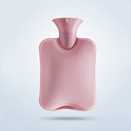 PVC Gomma Hot Water Bottle Borse dell'acqua calda - rosa - 31 * 20 cm
