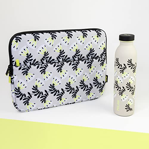 MILAN® Botella isotérmica + funda para portátil 13 pulgadas, serie especial Wallpaper