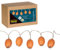 Idena 31245 - LED Lichterkette für Ostern, mit 10 LEDs in Warmweiß, beleuchtete Ostereier, mit 6 Stunden Timer Funktion, batteriebetrieben, ca. 1,2 m lang, Deko für Innen, Osterdeko, Frühlingsdeko