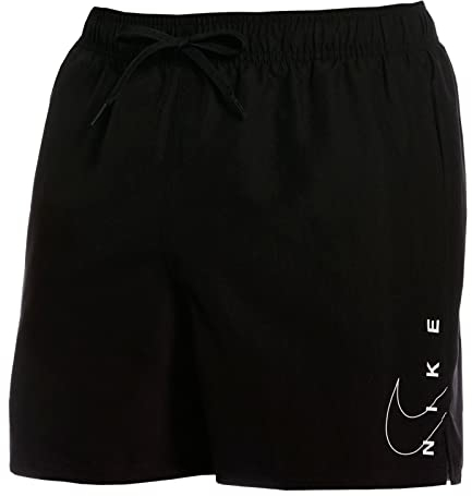 Nike Swim Homme Short Swoosh Break Volley 5 Maillot De Bain, Noir, M EU