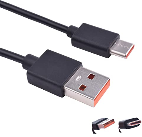 USB C to Type C Fast Charging Cable Cord Compatible with Bose Noise Cancelling NC700、Sport Earbuds、SleepBuds 2、New QuietComfort QC45 Power Supply Cord & More Type-C Charger Port (black- 1 Pack)