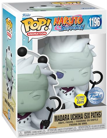POP Funko Animation: Naruto Shippuden - Madara Uchiha (Sage of Six Paths) (Glows in The Dark) (Special Edition) #1196 Vinyl Figure