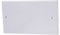NCaan 2pk Double Blanking Plate, 2 Gang, White (Blanking Plate 2 Gang)