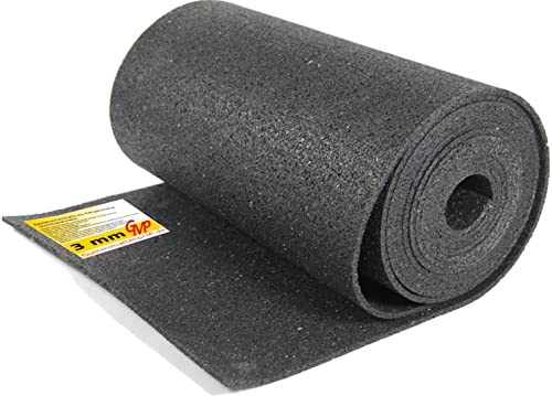 Bautenschutzmatte aus Gummigranulat 3 mm 200 mm x 10 m | Länge 1-10 m Breite 3cm-1,5m