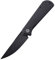 Petrified fish PFP07 Viking Cuchillo Plegable 3,62 inch Cuchilla de satén de acero K110 Micarta Mango EDC cuchillo de bolsillo (Black Black Stonewashed)