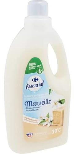 Lessive liquide savon de Marseille et fleurs d'oranger - Flüssiges Waschmittel mit Savon de Marseille Orangenblüte für 37 Wäschen
