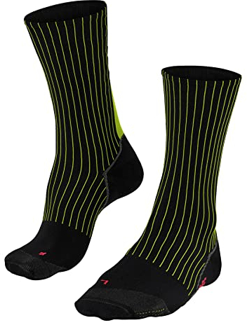 FALKE Unisex Fahrradsocken BC Impulse U SO Funktionsmaterial Antiblasen 1 Paar, Schwarz (Black 3000), 44-45