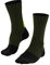 FALKE Unisex Fahrradsocken BC Impulse U SO Funktionsmaterial Antiblasen 1 Paar, Schwarz (Black 3000), 44-45