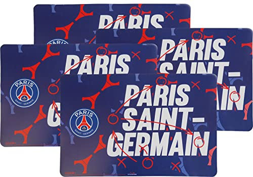 Paris Saint-Germain 4 x Set de Table PSG - Collection Officielle 41 x 28 cm