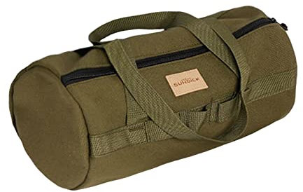 Fenteer Aufbewahrungstasche für Zeltheringe, Beutel für Zeltheringe, wiederverwendbarer Behälter, Taschen mit großem Fassungsvermögen, Zeltstangentasche für, GRÜN