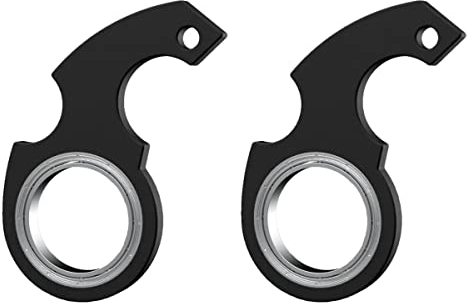 Fidget Spinner Schlüsselanhänger | 1/2 Stk Drehendes Schlüssel Anhänger Fidget Toy | Neuheit Fidget Schluesselanhaenger Spinners Spielzeug | Tragbare Keychain Spinner Fidget Toys für Kinder Erwachsene
