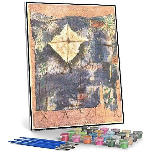 Malen nach Zahlen Kits für Erwachsene und Kinder Verwüstete Land Malerei von Paul Klee Malen nach Zahlen Kit auf Leinwand für Anfänger