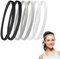 6 Stück Haarband Herren, Elastische Sport-Haarbänder Set - rutschfest, Komfortabel und Vielseitig - Perfekt für Yoga, Fußball, Joggen - Damen, Herren und Kinder