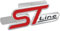 Emblem Auto Aufkleber für ST LINE, 3D Emblem Aufkleber Auto Sticker Metall Side Logo Heck Logo Tür Aufkleber Zubehör,A