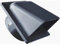 Graphite External Vent Cover Kit - 100mm Hooded Cowl with Backdraft Shutter | Ventilation Grill for Extractor Fans, Tumble Dryers and Walls | Plastic Cowled Vent Outlet Grille Hatch. Set by MYPURECORE