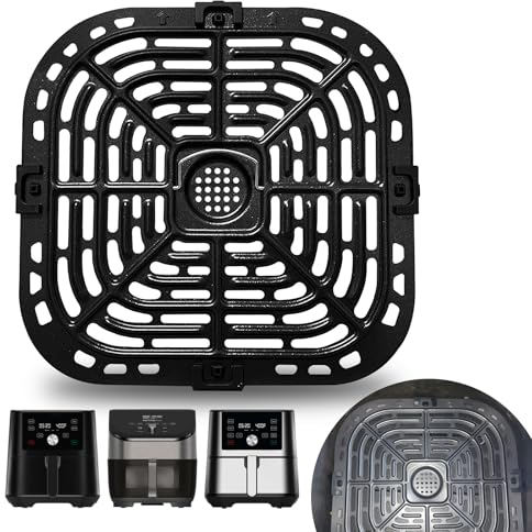 6 QT Air Fryer Tray Replacement for Instant Pot Vortex Plus 6 in 1 - Instant Vortex Plus 6 Quart Parts - Original Air Fryer Accessories 6 QT - Dishwasher Safe, Nonstick