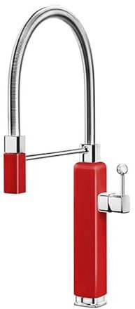 Rot,Kupfer Wasserhahn Küche Ausziehbar,360° Schwenkbar Spültischarmatur Mischbatterie Küche,Heiß Und Kalt Wasserhahn Küche