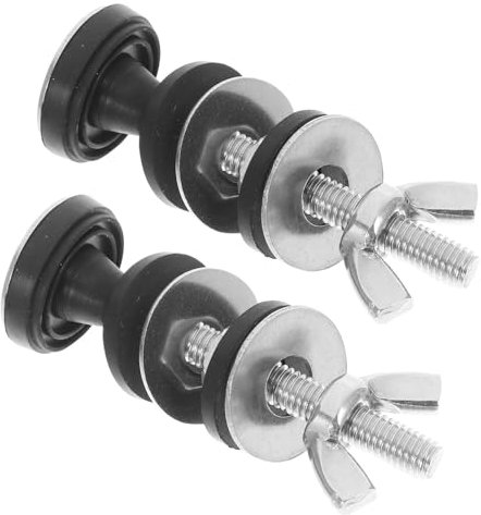 ULTECHNOVO 2paia Fissaggi Per Sedile Wc Acciaio Inossidabile Viti e Bulloni Resistenti Per Copriwater Facili Da Installare e Pratici Per Riparazioni Toilette Domestiche